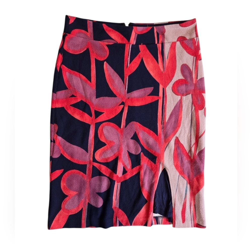 Maeve Anthropologie Cordyline Floral Pencil Skirt Large